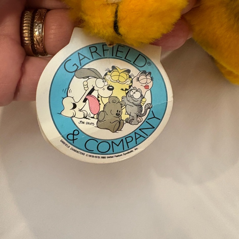 Rare 1978 Garfield Baseball Hero collectable with Tag. - Picture 5 of 7